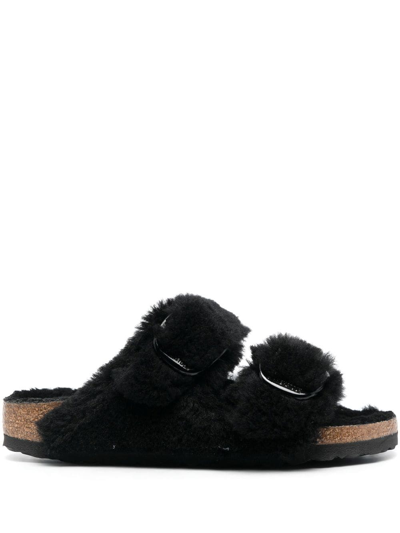 Birkenstock Arizona Big Buckle Narrow Sandal In Black