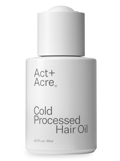 Act+acre Cold Processed Hair Oil 65ml In No Colour