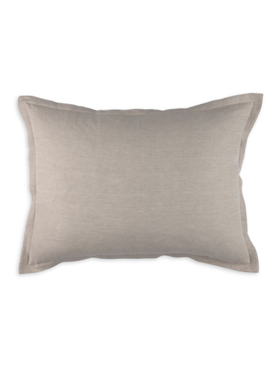 Lili Alessandra Rain Natural Herringbone Hemp Pillow