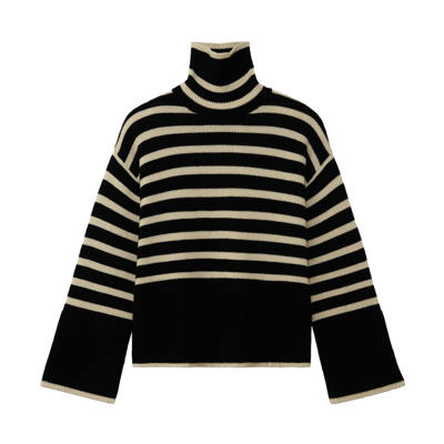 TOTÊME SIGNATURE STRIPE TURTLENECK