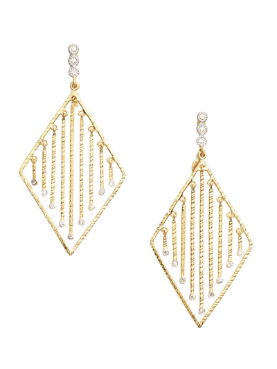 Coomi Women's 20k Yellow Gold & Diamond Drop Earrings