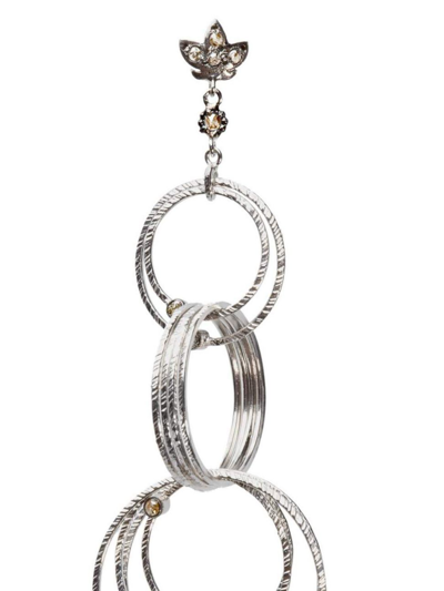 Coomi Silver Women's Spring Sterling Silver & Diamond Drop Earrings