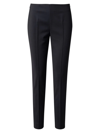 Akris Melissa Pintuck Skinny Pants In Black