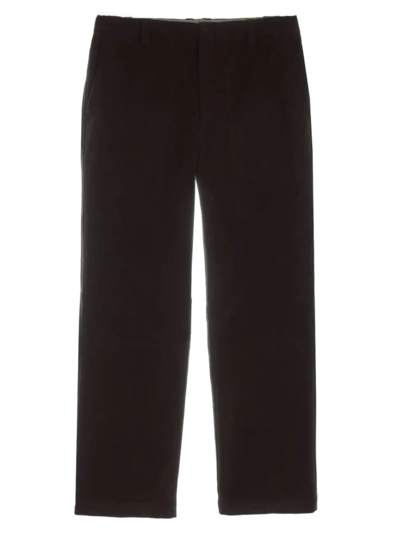 Helmut Lang Core Cotton Trousers In Fig