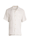 Tommy Bahama Tropic Isles Silk Jacquard Short-sleeve Shirt In Continental
