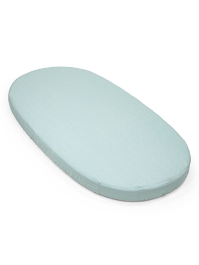 Stokke Baby's V3 Bed Fitted Sheet In Dots Sage