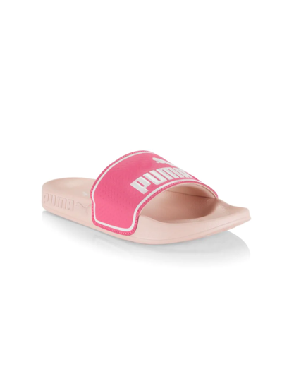 Puma Kids' Little Girl's & Girl'sleadcat 2.0 Jr. Slides In Sunset Pink