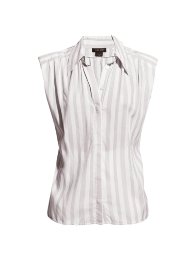 As By Df Isabella Stripe Blouse In White
