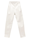 As By Df Denise Recycled Leather Trouser In Buttercream