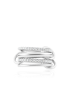 SPINELLI KILCOLLIN WOMEN'S POLARIS 18K WHITE GOLD DIAMOND RING