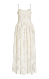 Ulla Johnson Women's Juno Moon Crochet Maxi Dress In Black,white