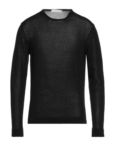 Vneck Sweaters In Black