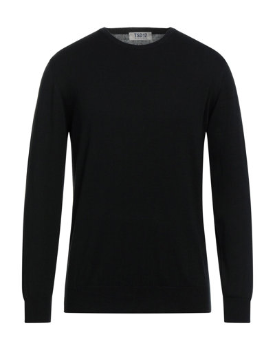 Tsd12 Sweaters In Black