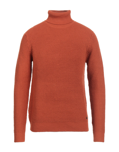 Yes Zee By Essenza Turtlenecks In Rust