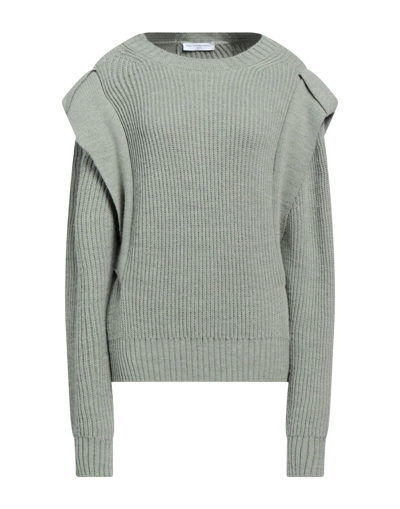 Maria Vittoria Paolillo Mvp Sweaters In Sage Green