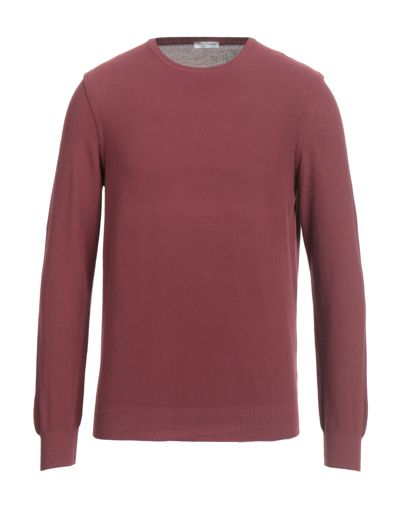 Gran Sasso Sweaters In Maroon