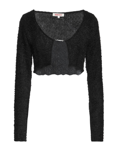 Kontatto Wrap Cardigans In Black