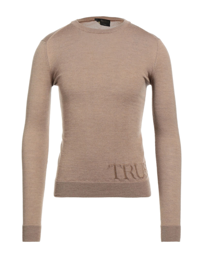 Trussardi Sweaters In Beige