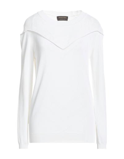 Trussardi Sweaters In White