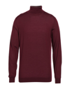 At.p.co Turtlenecks In Maroon