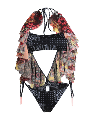 F**k Project F*k Project One-piece Swimsuits In Black | ModeSens
