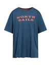 North Sails T-shirts In Slate Blue