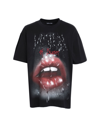 Vision Of Super Rock Mouth Print In Black