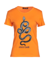 Roberto Cavalli T-shirts In Orange