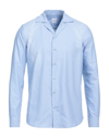 MARSĒM MARSĒM MAN SHIRT SKY BLUE SIZE L COTTON, POLYESTER