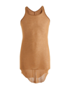 Rick Owens Tank Tops In Camel