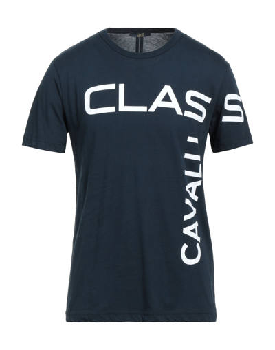 Cavalli Class T-shirts In Blue