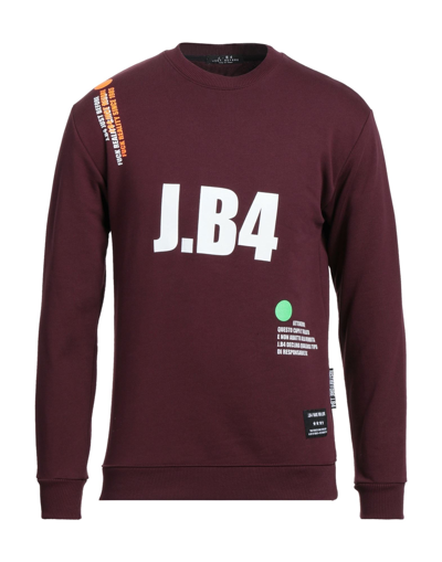 J·b4 Just Before Sweatshirts In Maroon