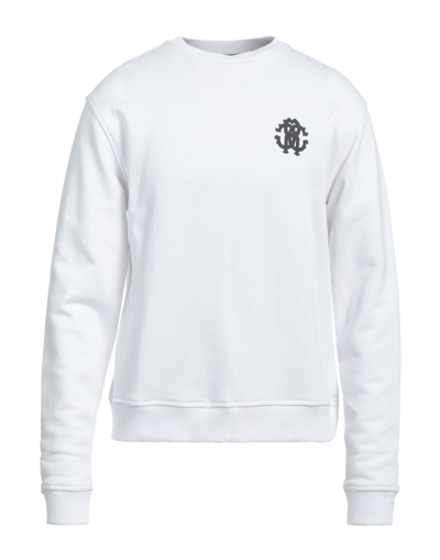 Roberto Cavalli Sweatshirts In White