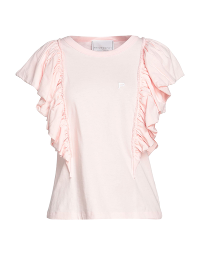 Philosophy Di Lorenzo Serafini T-shirts In Pink