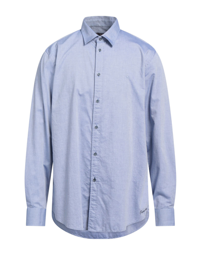 Trussardi Jeans Shirts In Azure