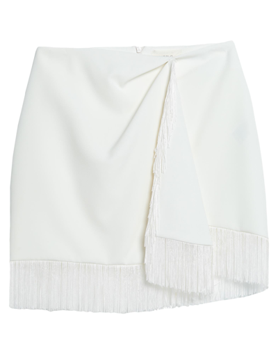 Vicolo Mini Skirts In White