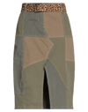 Pinko Midi Skirts In Green