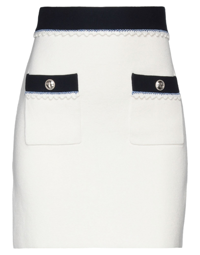 Maje Mini Skirts In White