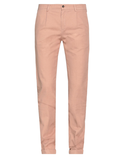 Four.ten Industry 4/10 Four. Ten Industry Man Pants Blush Size 28 Cotton, Elastane In Pink