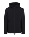 Woolrich Pacific Jacket In Tech Softshell In Black