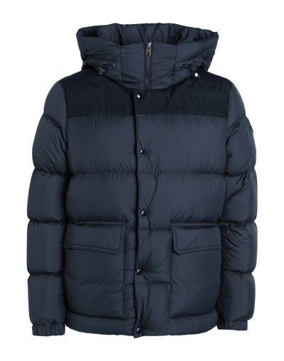 Woolrich Down Jackets In Blue