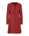 Trussardi Overcoats In Red