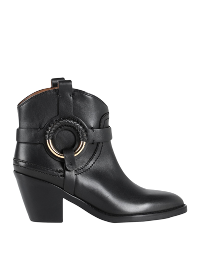 See By Chloé Ankle Boots In Black