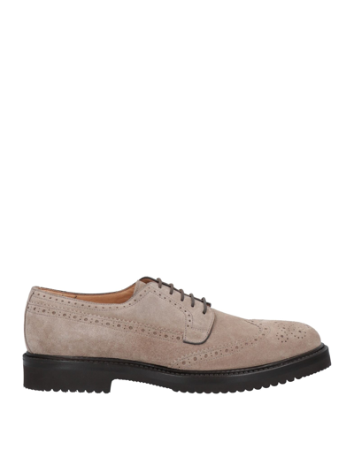 Ortigni Lace-up Shoes In Beige