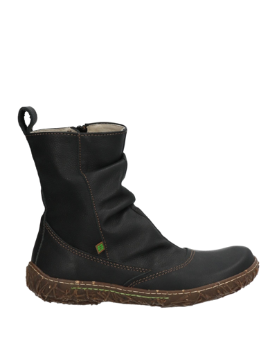 El Naturalista Ankle Boots In Black