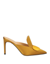 Giannico Mules & Clogs In Ocher