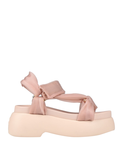 Agl Attilio Giusti Leombruni Platform Strappy Sandals In Pink