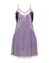 Alberta Ferretti Short Dresses In Light Purple