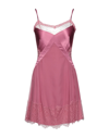 Alberta Ferretti Short Dresses In Pastel Pink