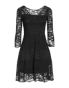 Liu •jo Short Dresses In Black